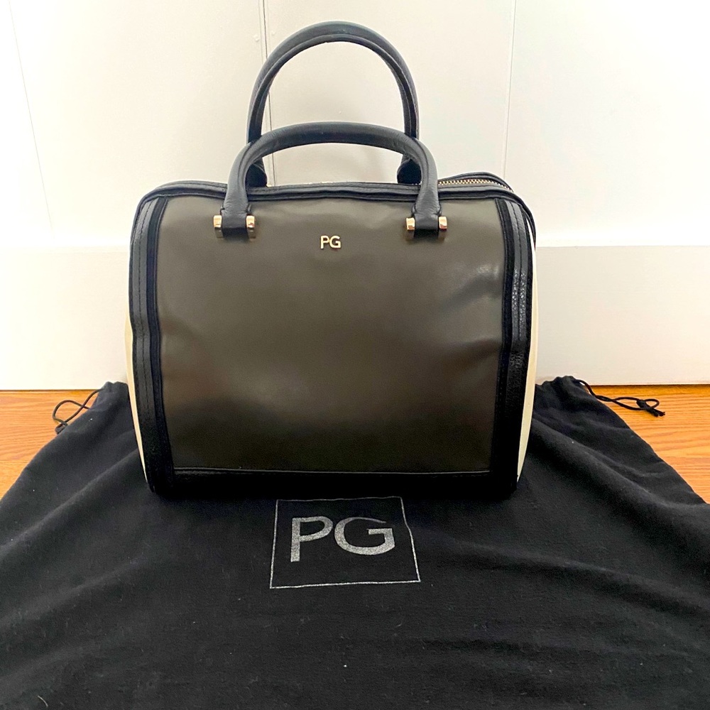 Purificación García Bag, 100% Leather, Tricolor.